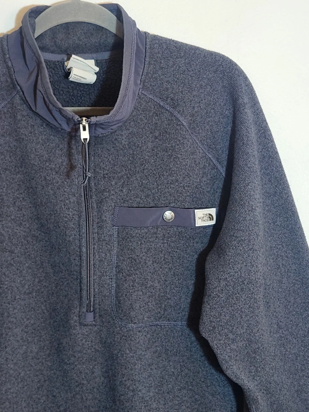 The North Face Charcoal Gray Fleece Half Zip Pullover Sweater Size XL